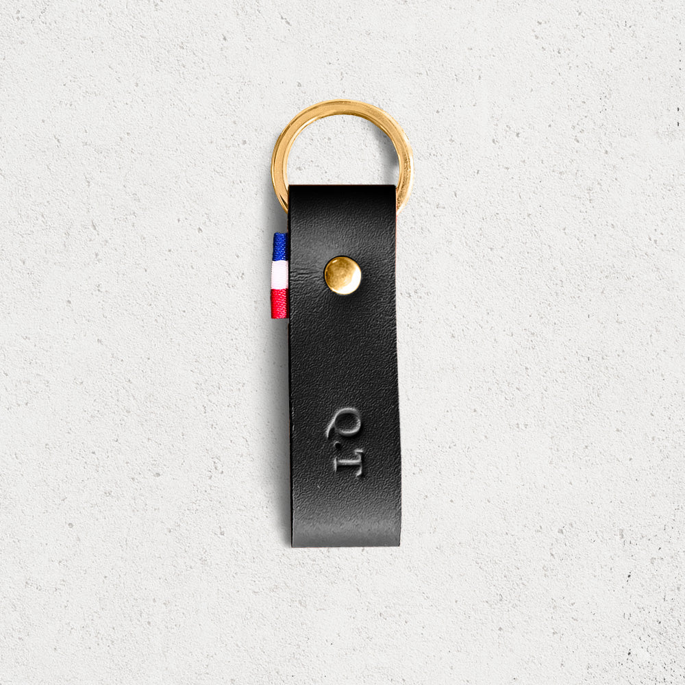 Le porte-clés personnalisé cuir lisse