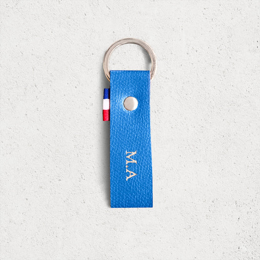 Le porte-clés personnalisé cuir grainé
