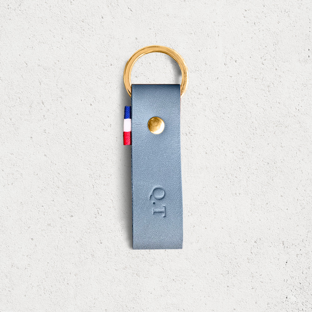 Le porte-clés personnalisé cuir lisse