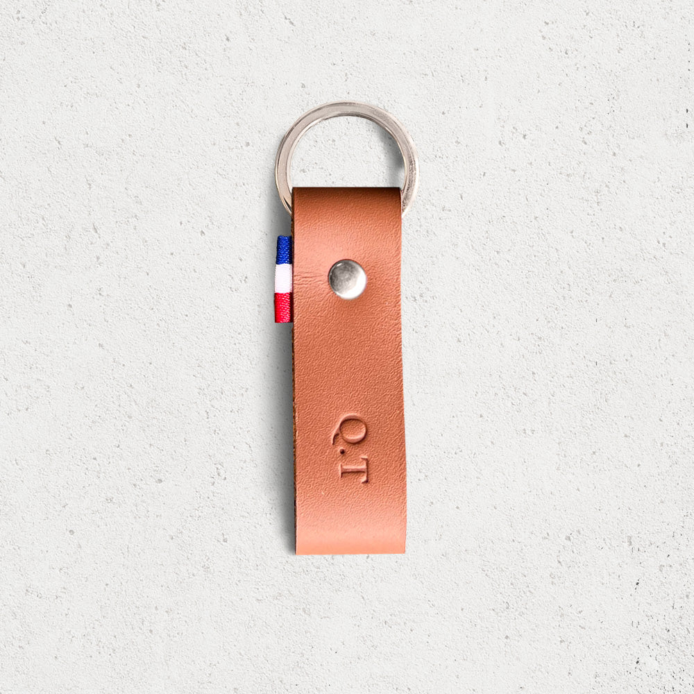 Le porte-clés personnalisé cuir lisse