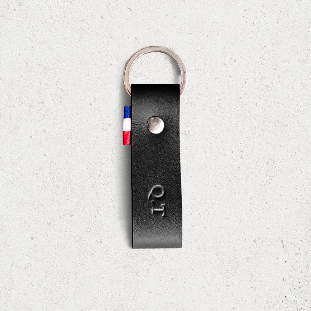 Le porte-clés personnalisé cuir lisse