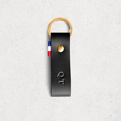 Le porte-clés personnalisé cuir lisse